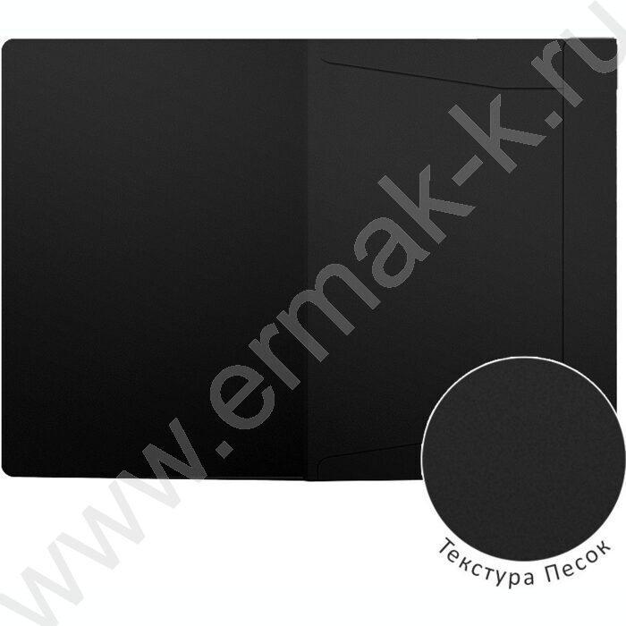 Папка на резинках Matt Classic черная A4 | Фото 3