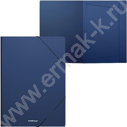Папка на резинках Matt Classic синяя A4 | Фото 2