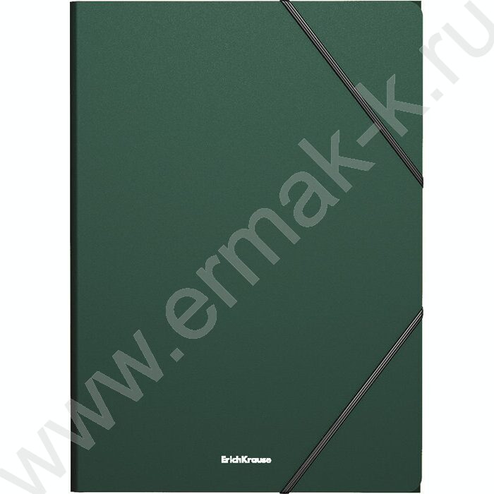 Папка на резинках Matt Classic зеленая A4 | Фото 1