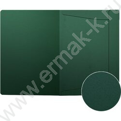 Папка на резинках Matt Classic зеленая A4 | Фото 2