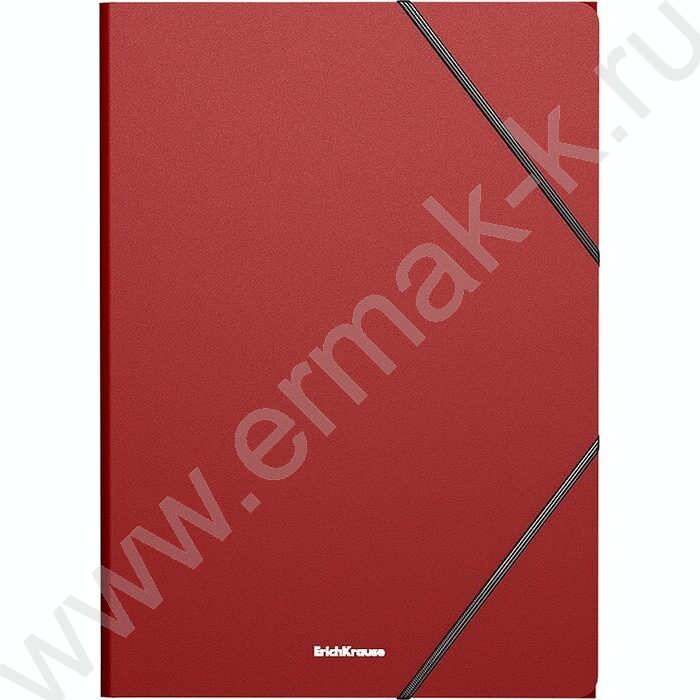 Папка на резинках Matt Classic красная A4 | Фото 1