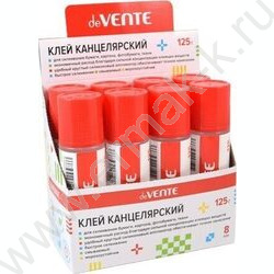 Клей канцелярский 125мл в пластиковой бутылочке-карандаше с силиконовым аппликатором | Фото 3