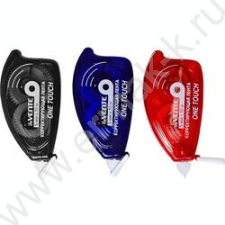 Корректирующая лента 5мм*10м "One touch" полупрозр. корпус - ассорти, фронт. аппликатор, блистер | Фото 1