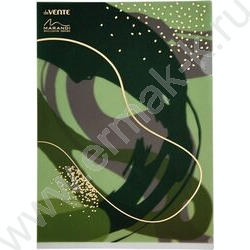 Папка уголок А4 " Morandi. Sparkle" полупрозрачная искрящаяся фактура с рисунком, тиснен, 0,18мм | Фото 1