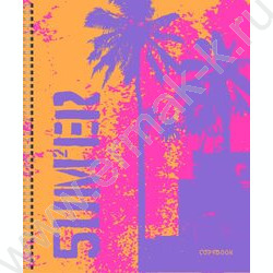 Тетрадь  96л А5 клетка/спираль "Sunny beach" /выб.лак/ | Фото 2