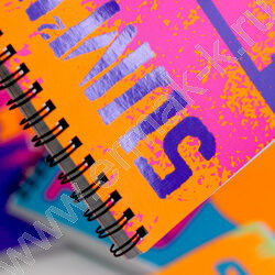 Тетрадь  96л А5 клетка/спираль "Sunny beach" /выб.лак/ | Фото 4