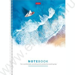 Тетрадь 160л А4 клетка/спираль/тв.обл. "Романтика" | Фото 1