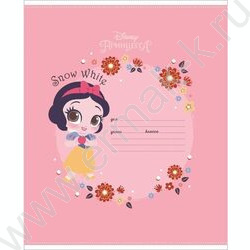 Тетрадь  12л клетка "Принцессы" 5видов | Фото 1