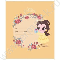 Тетрадь  12л клетка "Принцессы" 5видов | Фото 5