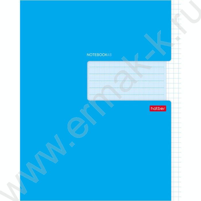 Тетрадь  48л клетка "Синяя" | Фото 1