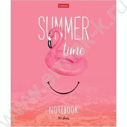 Тетрадь  80л линейка "Summer time" /глянец/ ассорти | Фото 2