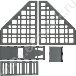 Лоток вертикальный разборный /серый,85мм/ | Фото 5
