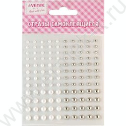 Наклейки-стразы акриловые "Жемчуг" 9,5*10,5см /ассорти /блистер | Фото 1