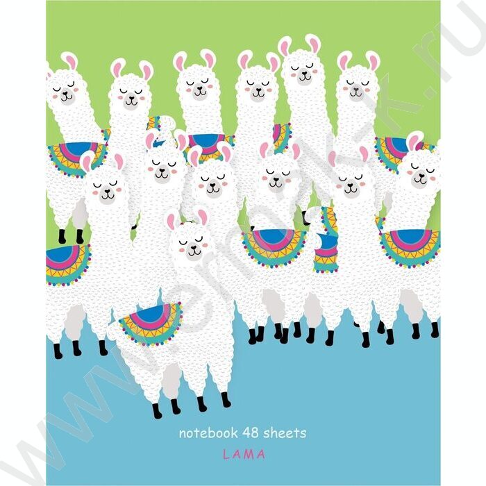 Тетрадь  48л клетка "Ребятам о зверятах" (блок эконом) | Фото 1