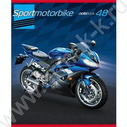 Тетрадь  48л клетка "Мото" (блок эконом) | Фото 2