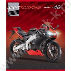 Тетрадь  48л клетка "Мото" (блок эконом) | Фото 3