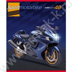 Тетрадь  48л клетка "Мото" (блок эконом) | Фото 4