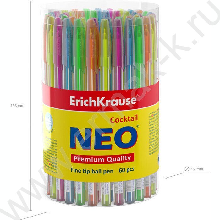 Ручка шар Neo® Stick Cocktail 0,7мм, синяя | Фото 4