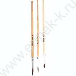 Кисть набор  3шт /пони круг. №2,№4,№6/ | Фото 1