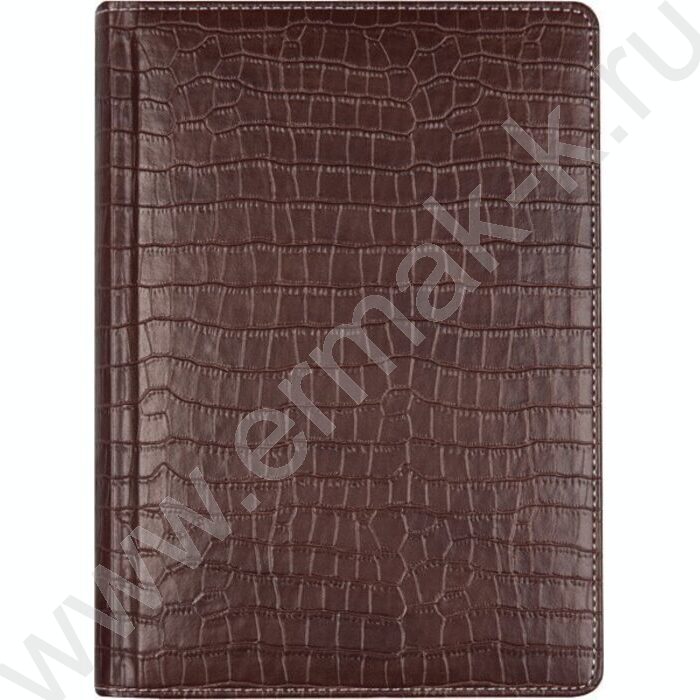 Книга алфавитная  64л A5 "Wild" /тв.обл. иск.кожа /темно-коричневая | Фото 1