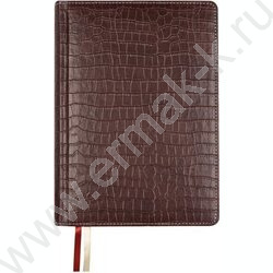 Книга алфавитная  64л A5 "Wild" /тв.обл. иск.кожа /темно-коричневая | Фото 2