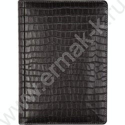 Книга алфавитная  64л A5 "Wild" /тв.обл. иск.кожа /черная | Фото 1