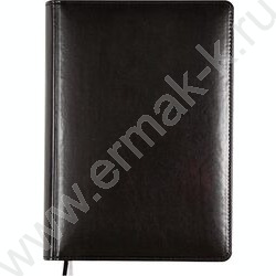 Книга алфавитная  64л A5 "Bravo" /тв.обл. иск.кожа /черная | Фото 1