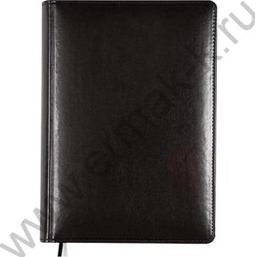 Книга алфавитная  64л A5 "Bravo" /тв.обл. иск.кожа /черная