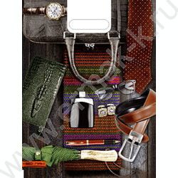 Пакет полиэтиленовый вырубной 30*40см/60 мкм Мужской стиль | Фото 1