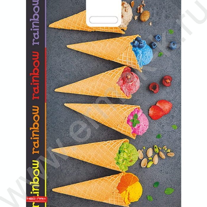 Пакет полиэтиленовый вырубной 41*51см Мороженое | Фото 1