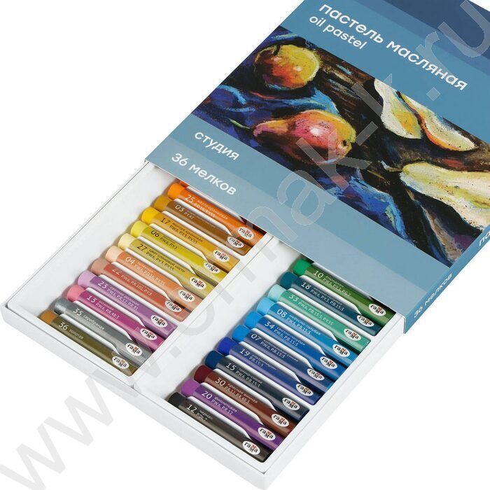 Пастель масляная 36цв "Студия" /картон.кор. | Фото 2