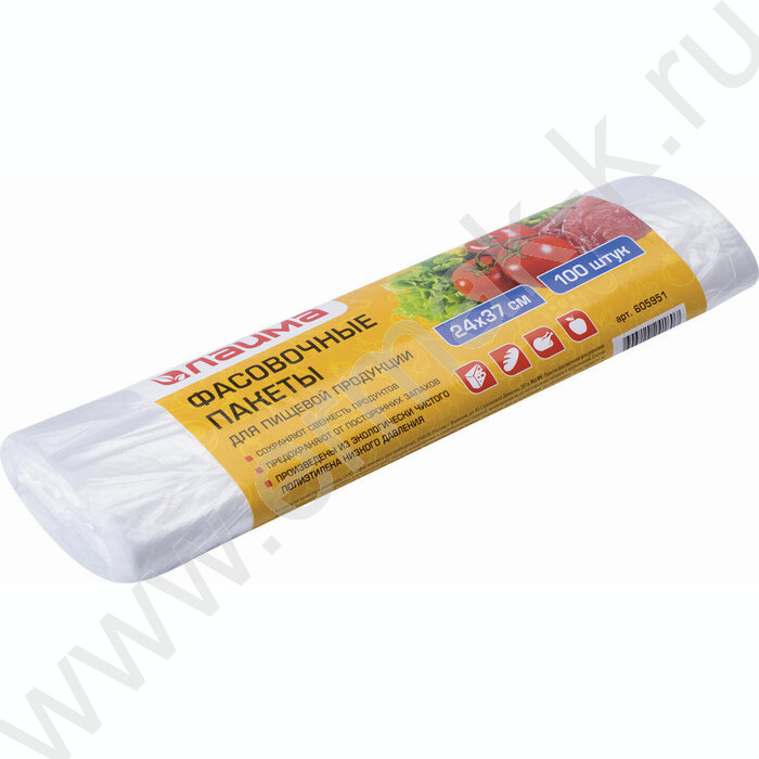 Пакет-фасовочный ПНД 24х37 100шт./уп. д/бытовых целей | Фото 1