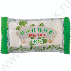 Мыло туалетное "Банное" 100г | Фото 1