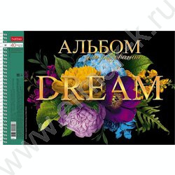 Альбом д/рисования-спираль 40л "Язык цветов" глянец /перфорация/  4вида | Фото 2