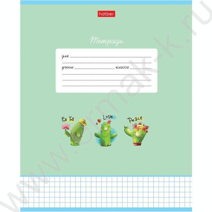 Тетрадь  12л клетка "Милые и забавные" 5видов | Фото 3