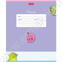 Тетрадь  12л клетка "Милые и забавные" 5видов | Фото 5