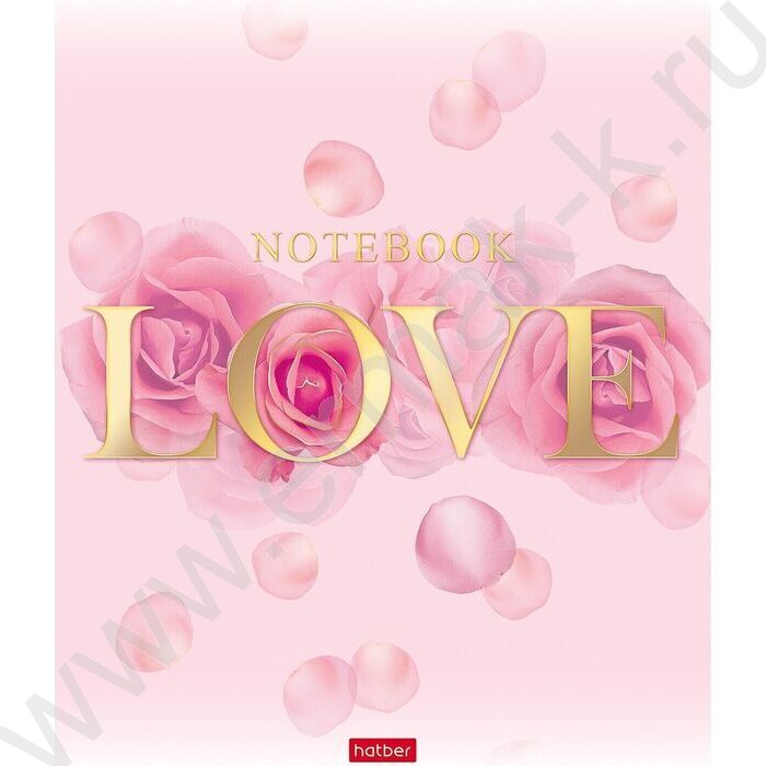 Тетрадь  48л клетка "Цвет нежности" /3D фольга /мат.лам. /5видов | Фото 1