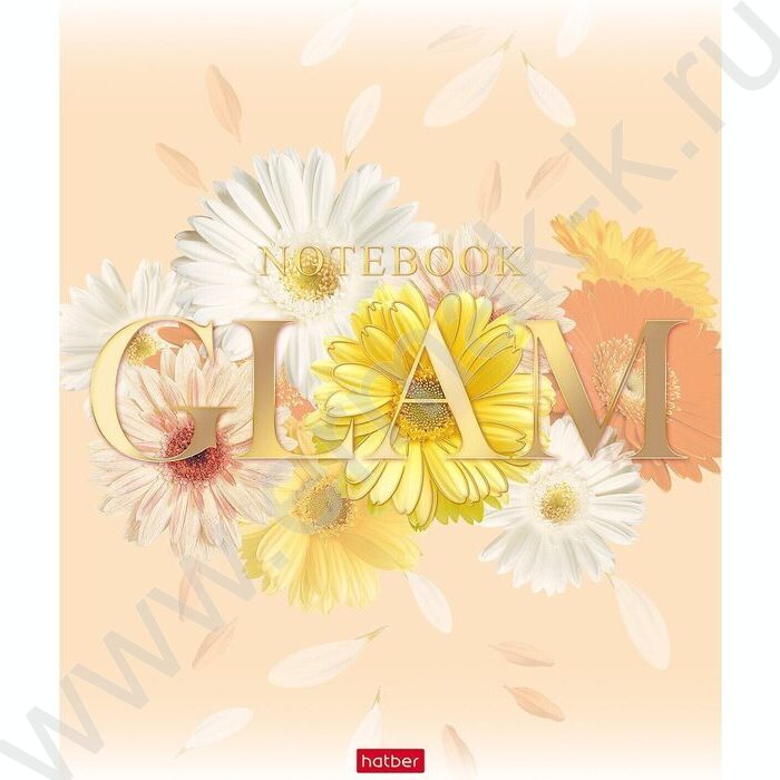 Тетрадь  48л клетка "Цвет нежности" /3D фольга /мат.лам. /5видов | Фото 5