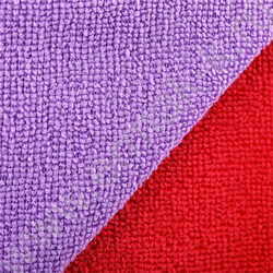 Салфетка из микрофибры 25*25см "Универсальные" /набор 2шт. (фиолетовая+красная) | Фото 2