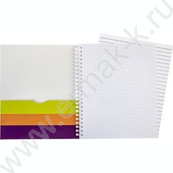 Тетрадь  96л клетка/спираль/перфорация на отрыв "Don't Panic" /с карманом без линовки с шаблон | Фото 4