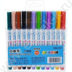 Маркер д/маркерных досок /набор 12цв/ круг  /блистер | Фото 2