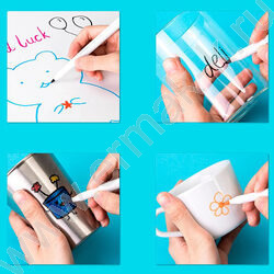 Маркер д/маркерных досок /набор  8цв/ круг  /блистер | Фото 4