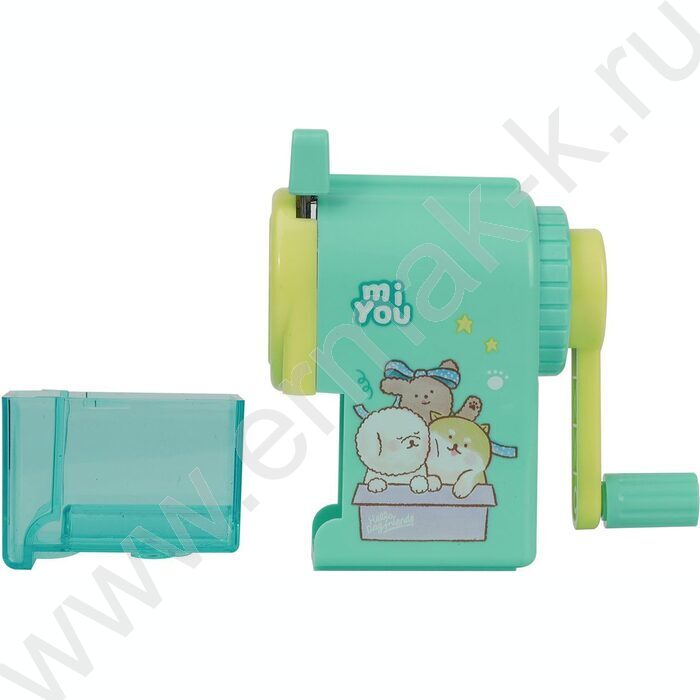 Точилка механическая 1 отверстие miYou пластик /ассорти | Фото 6