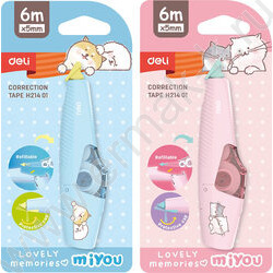 Корректирующая лента 5мм* 6м /корпус - ассорти, блистер, европодвес | Фото 4