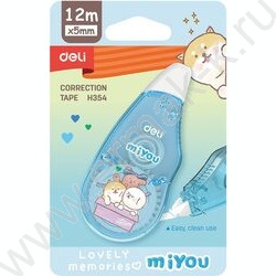 Корректирующая лента 5мм*12м /корпус - ассорти, блистер, европодвес | Фото 1