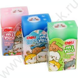 Ластик цветной "MiYou" 40*22*12мм, ассорти, индивид. картон.упаковка | Фото 2