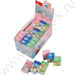 Ластик цветной "MiYou" 40*22*12мм, ассорти, индивид. картон.упаковка | Фото 3