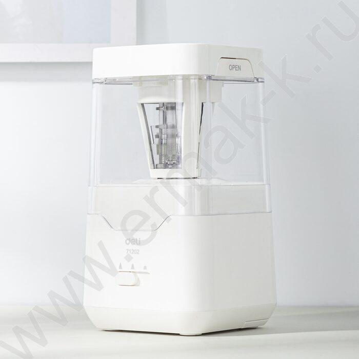 Точилка электрическая 1 отверстие /пластик, белая | Фото 7