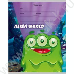 Тетрадь  12л линейка "Милые монстрики-1" 5видов | Фото 2