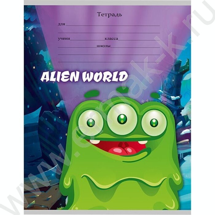 Тетрадь  12л линейка "Милые монстрики-1" 5видов | Фото 2